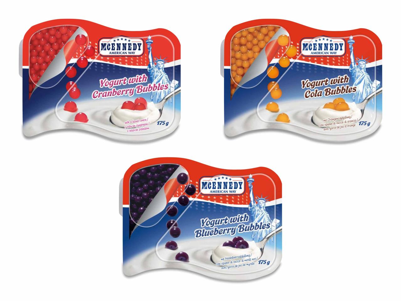 Yogourt à 2 compartiments avec billes
