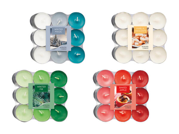 Bougies parfumées, 18 pièces