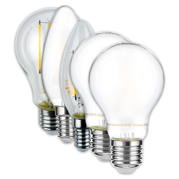 LED-Filament-Leuchtmittel-Set 320°