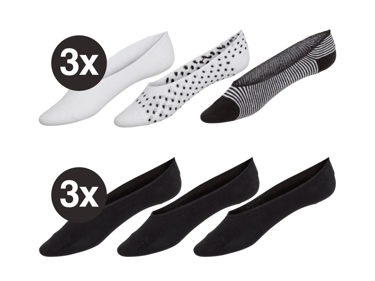 Ankelstrumpor, 3-pack1