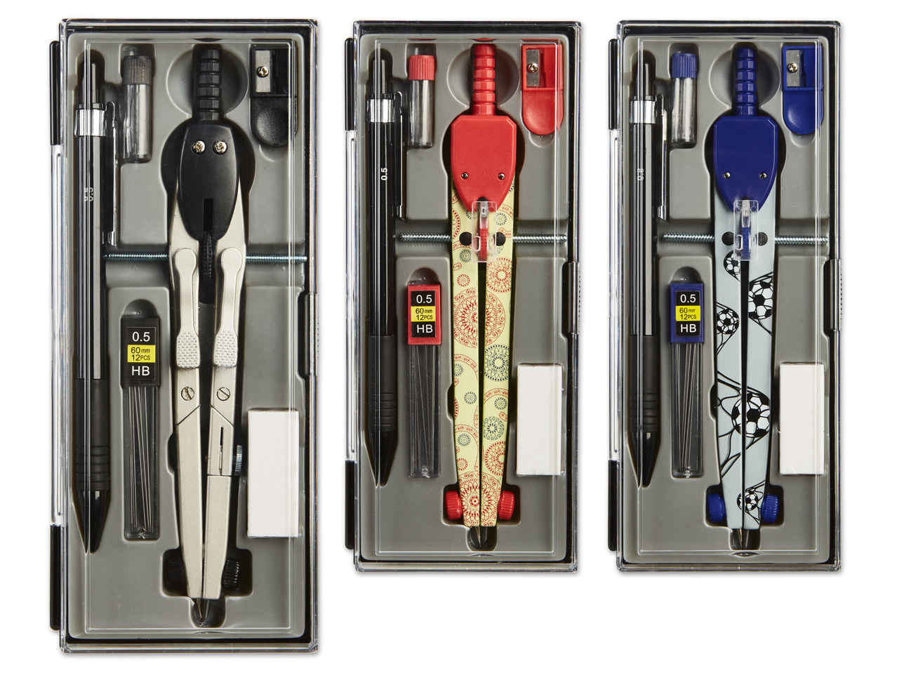 UNITED(R)OFFICE Zirkel-Set, 6-teilig