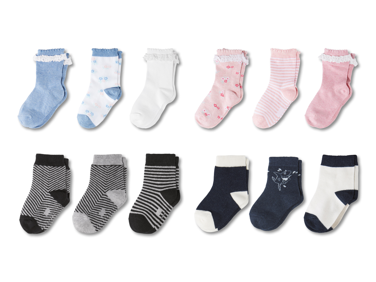 Chaussettes, 3 paires1