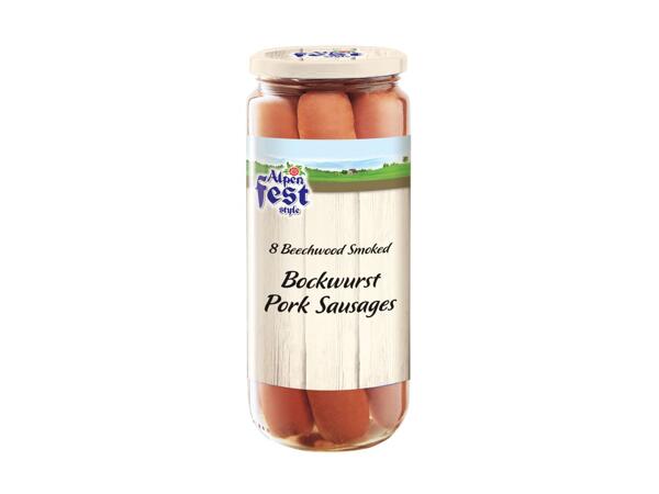 Alpenfest Bockwurst