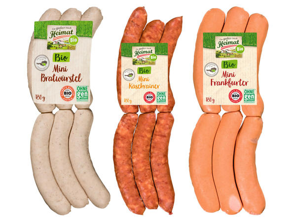 EIN GUTES STÜCK HEIMAT Bio-Mini-Würstel