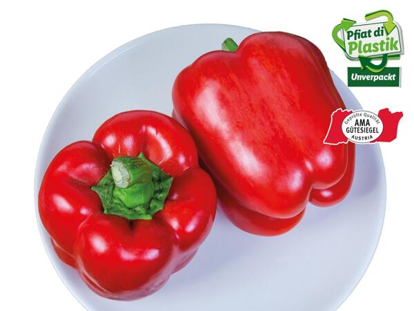 Paprika rot aus Österreich