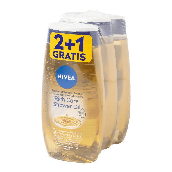 NIVEA(R) 				Duschöl, 3 St.
