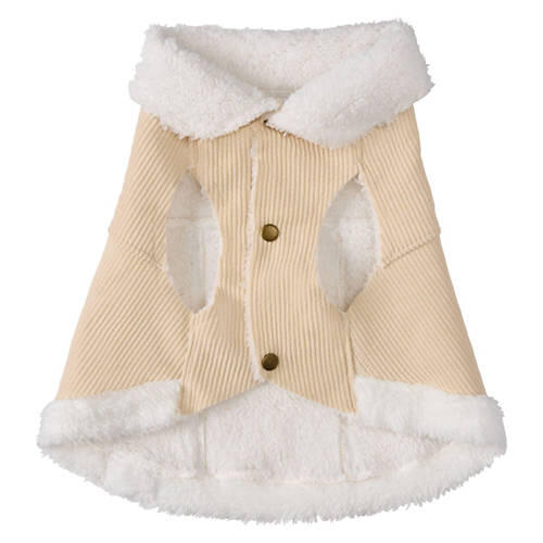 Pet Corduroy Vest - Chestnut, M