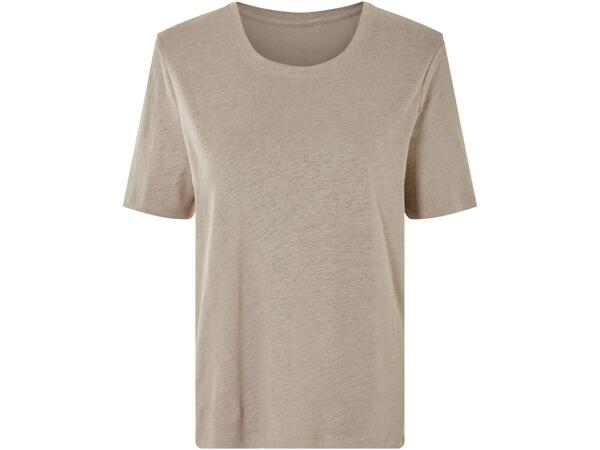 Ladies' linen-blend shirt