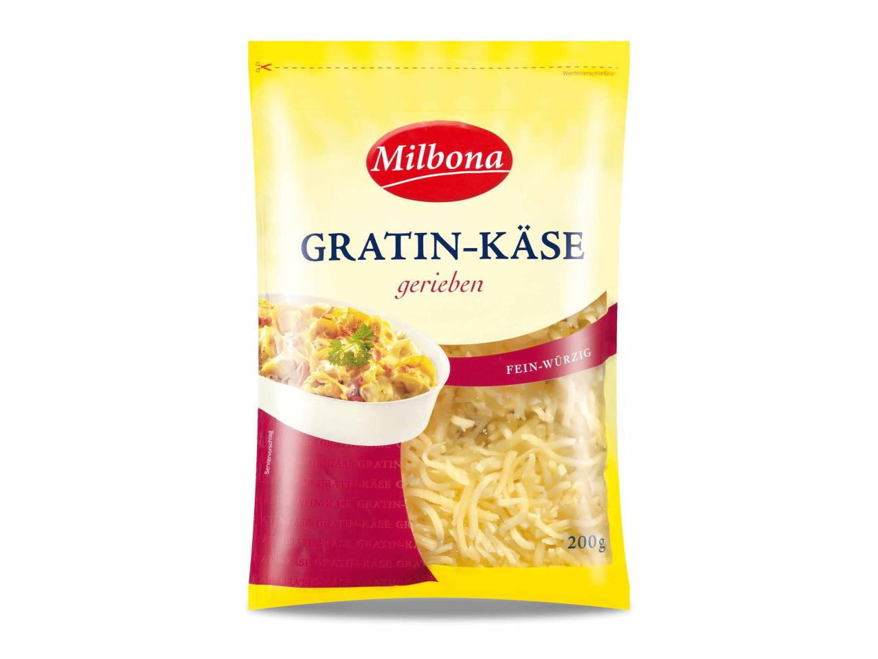 Fromage pour gratin râpé