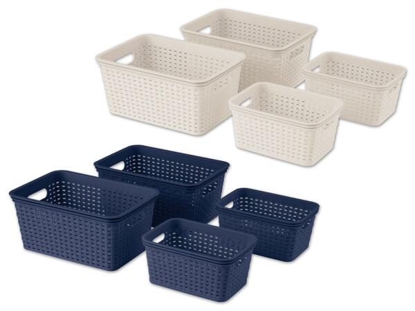 Aufbewahrungskorb-Set, 4-teilig