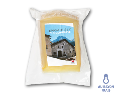 Fromage de montagne bio de l'Engadine