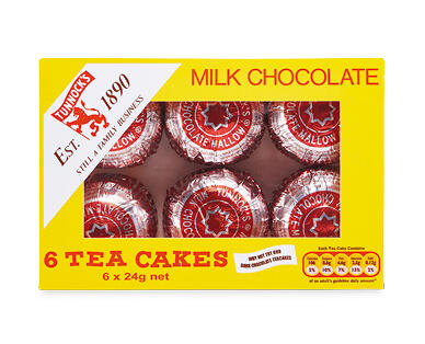 Tunnock's Caramel Wafers 8pk/240g or Tea Cakes 6pk/144g