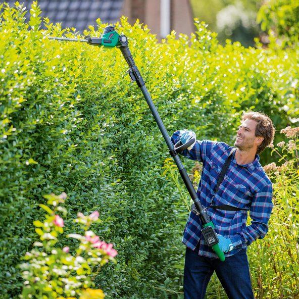 Taille-haie télescopique sans fil de 20 V