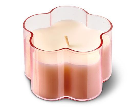 Huntington Home Floral Glass Candle