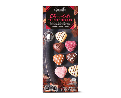 Specially Selected Chocolate Truffle Hearts