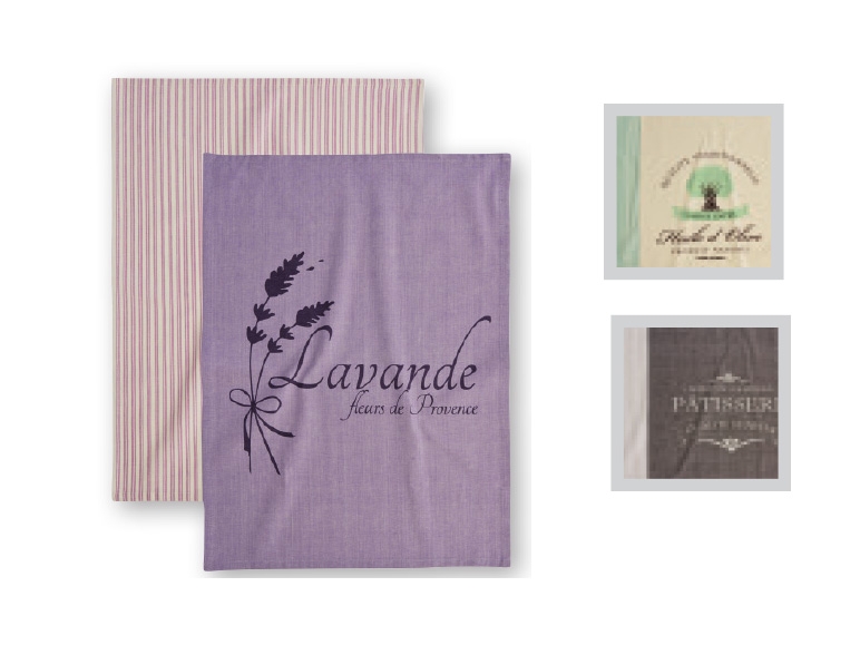 MERADISO Tea Towels 50 x 70cm