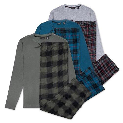UP 2 FASHION MEN Herren-Flanell Pyjama