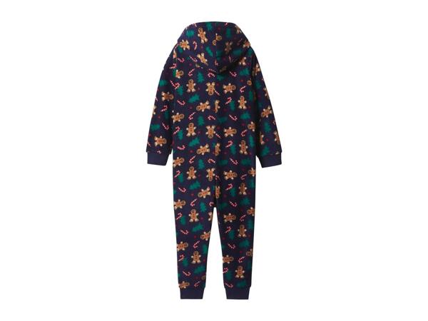Lupilu Younger Kids' Navy Fluffy Onesie