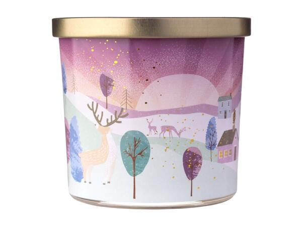 Frosted Lavender Scented Winter Candle