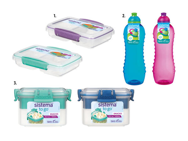 Boîtes/gourdes Sistema