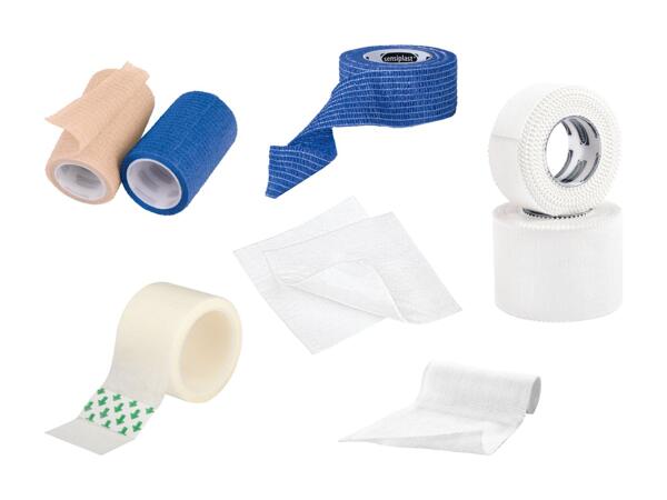 Assortiment de bandes et bandages