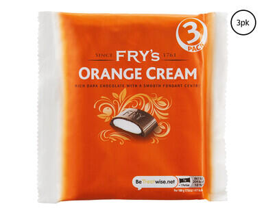 Fry's Orange or Chocolate Cream 3pk/147g