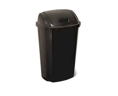 Easy Home 13.5-Gallon Swing Lid Wastebasket
