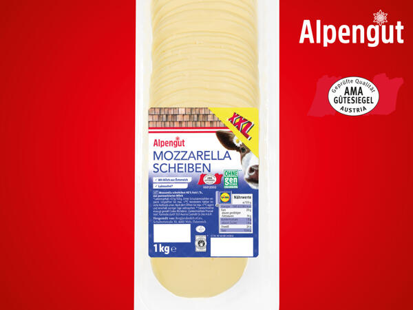 Mozzarella in Scheiben