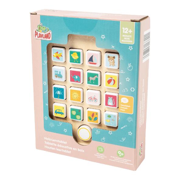 PLAYLAND(R) 				Tablette pédagogique en bois