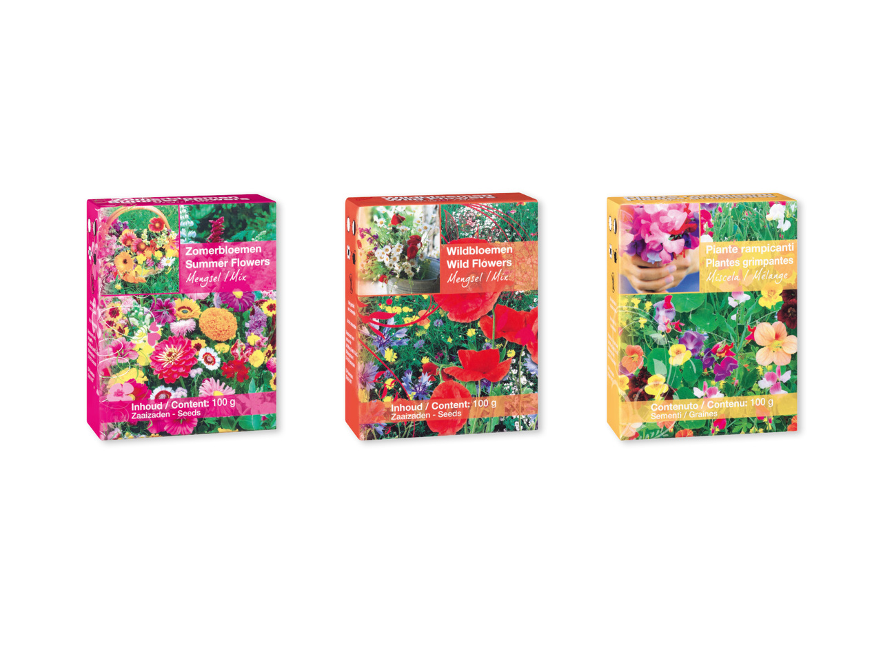 Frömix för sommarblommor