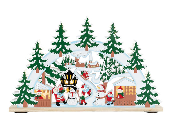 Melinera Light-Up Christmas Village, Nativity or Christmas Scene
