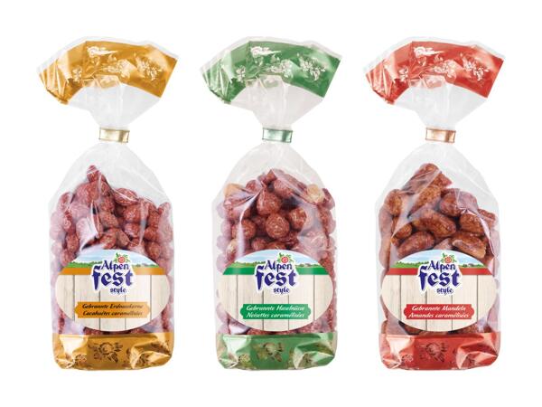 Cacahuètes/​noisettes/​amandes caramélisées