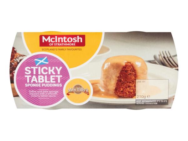 McIntosh Sticky Tablet Puddings