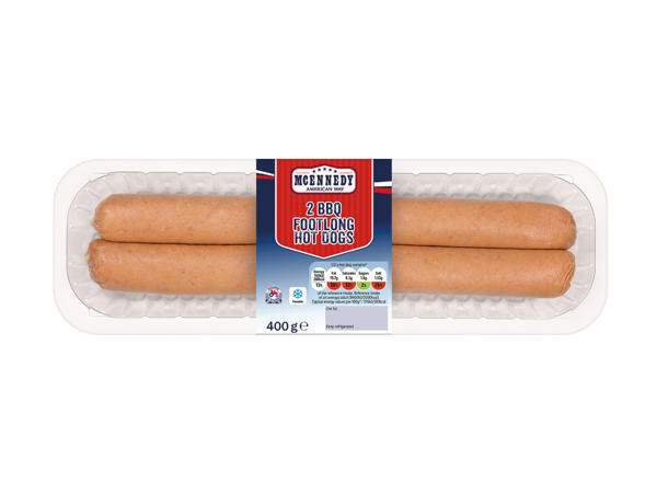 McEnnedy 2 Footlong Hot Dogs