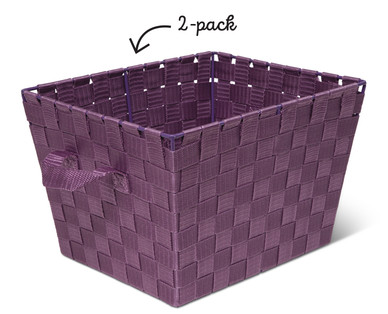 Easy Home 2-Pack Woven Tote