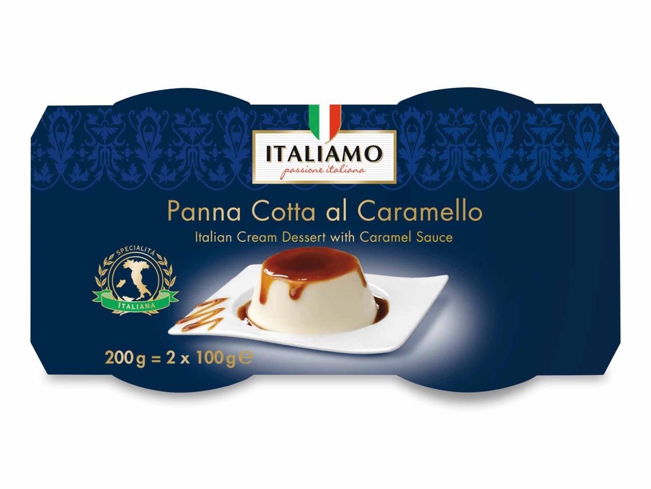 Panna cotta al caramello