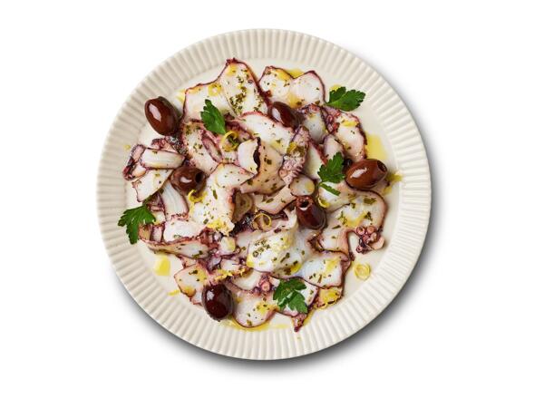 Octopus Carpaccio With Leccino Olives