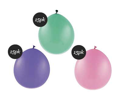 BALLOONS 15PK
