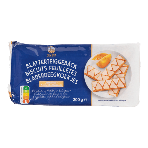 CUCINA(R) 				Bladerdeegkoekjes