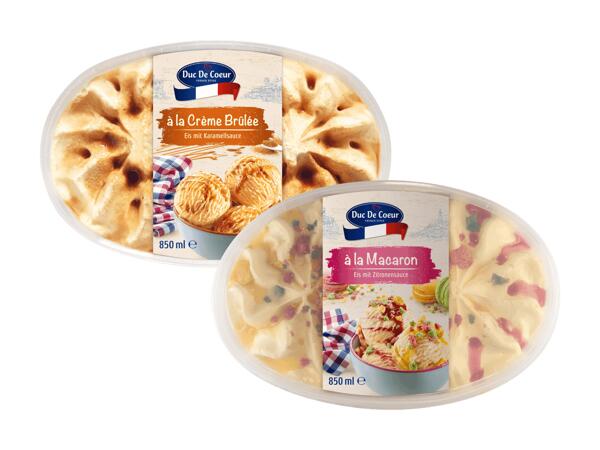 Gestrudeltes Eis