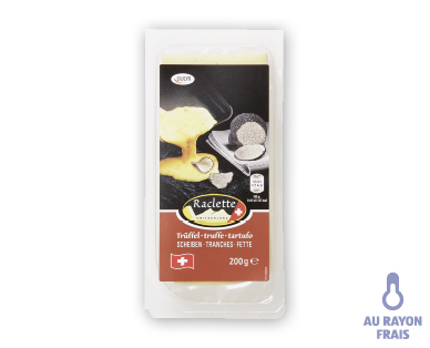 Raclette en tranches à la truffe DUO'R