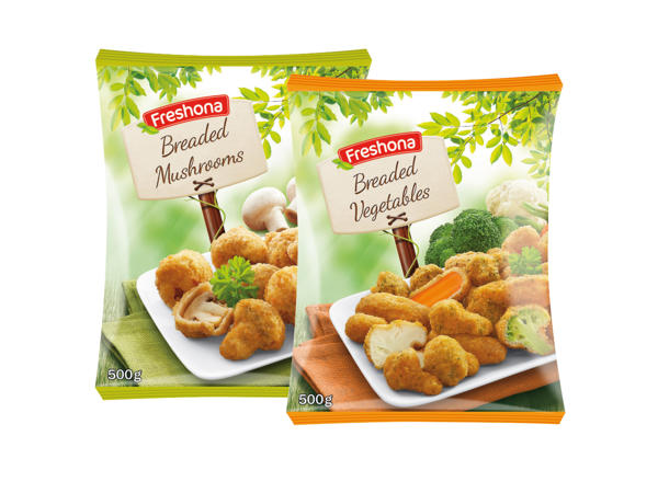 Panerade grönsaker