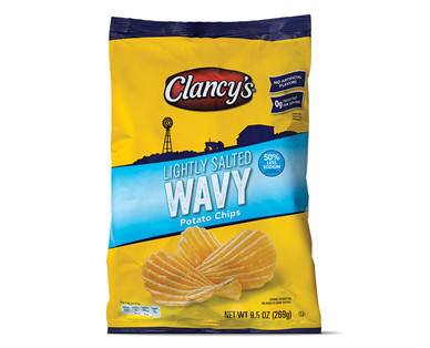 Clancy's Lightly Salted Wavy Potato Chips