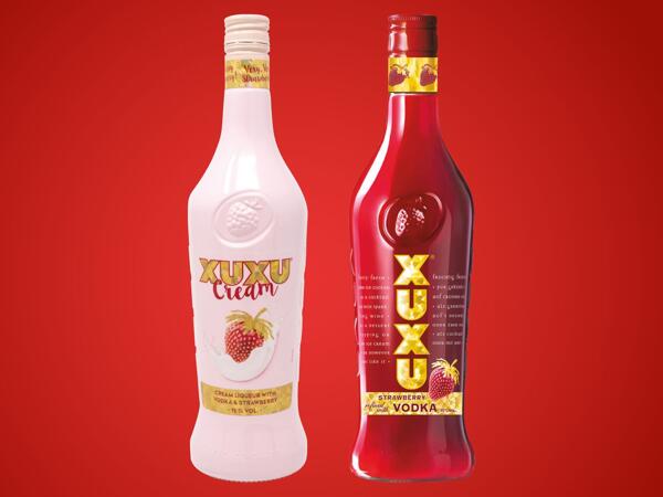Cream oder Erdbeerdrink mit Vodka