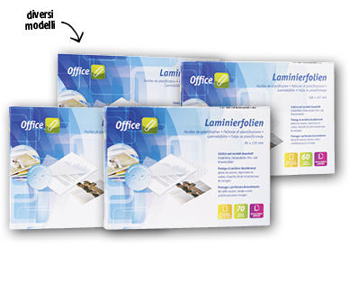 OFFICE Pellicole per plastificatrice