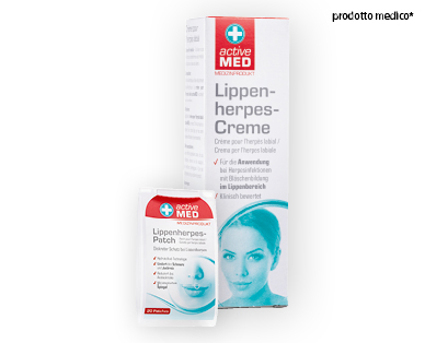 Crema/Cerotti per l'herpes labiale ACTIVE MED