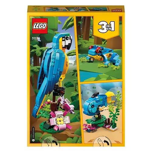 3 In 1 Exotic Parrot Creator Building Blocks, 253 piece