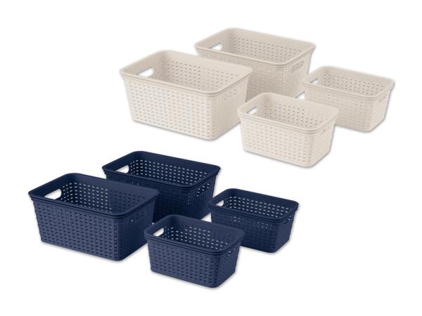 Aufbewahrungskorb-Set, 4-teilig