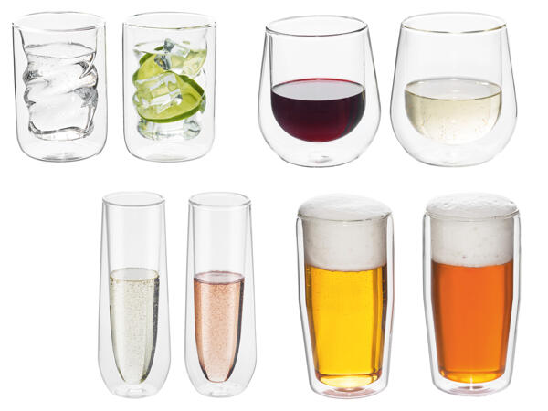 Thermo Glas, 2 Stück