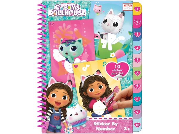 Sticker by Number/Designer Activity Book